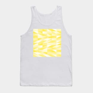 Messy yellow triangles texture Tank Top